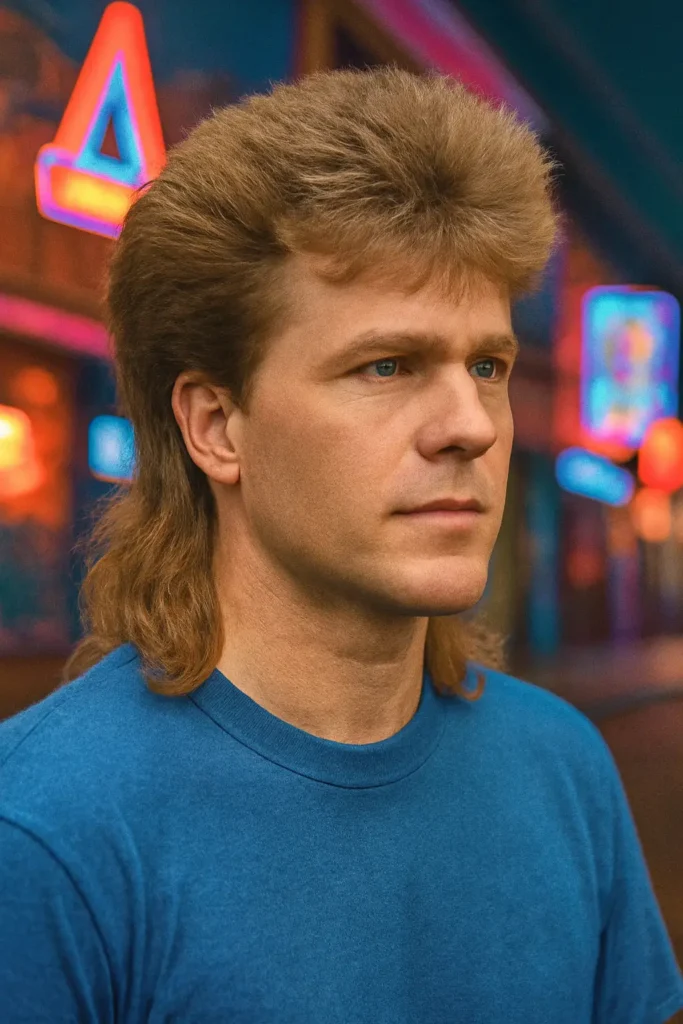 80s mullet haircut