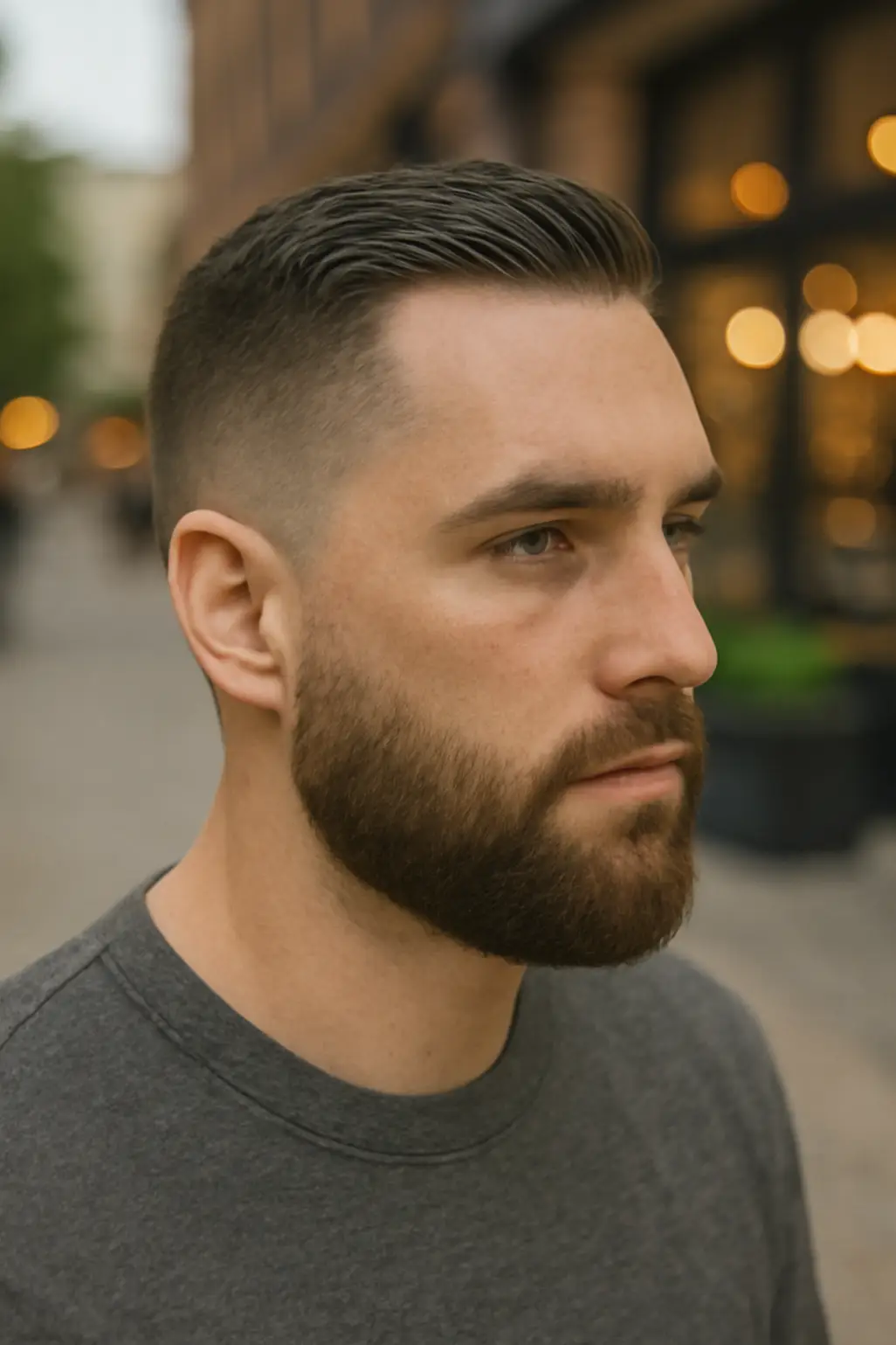 Beard Taper Low Fade Haircut