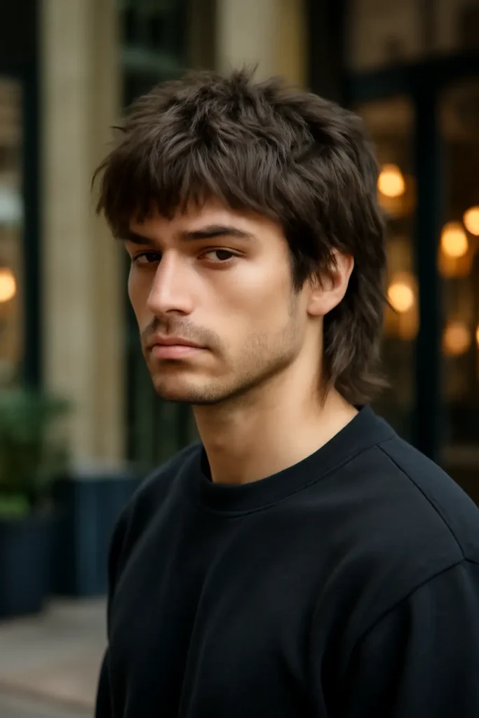 Classic wolf cut men