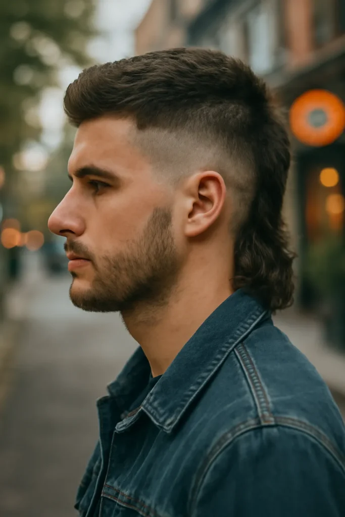 Faded Mullet Haircut