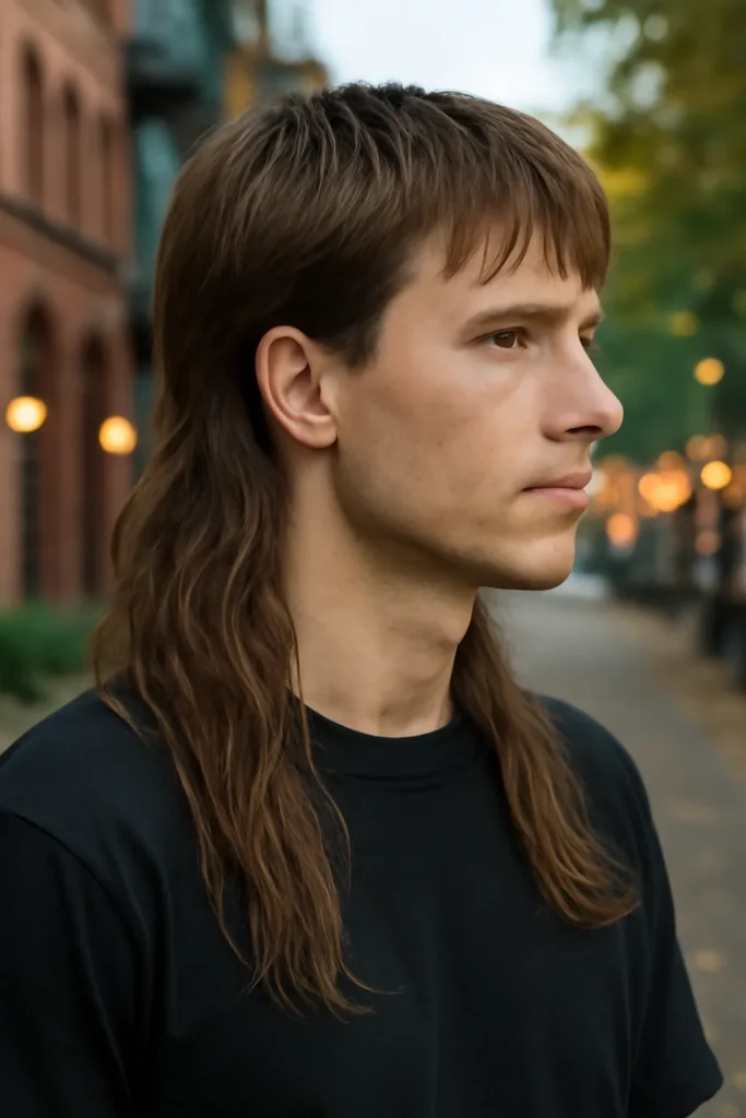 Long Mullet haircut