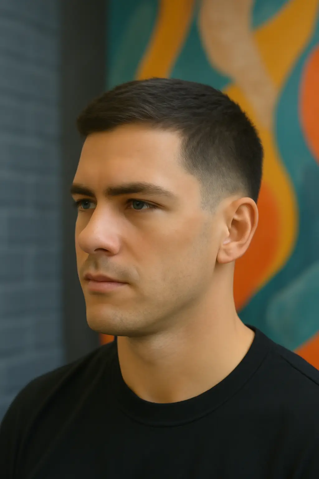Low Mid Taper Fade