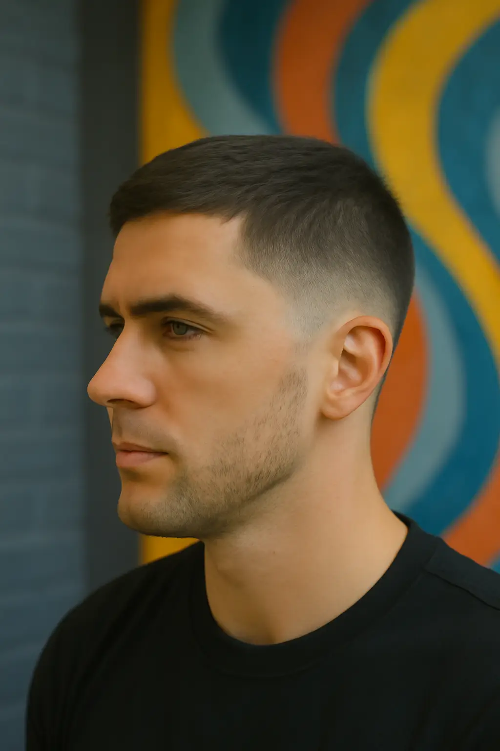 Low Taper Drop Fade