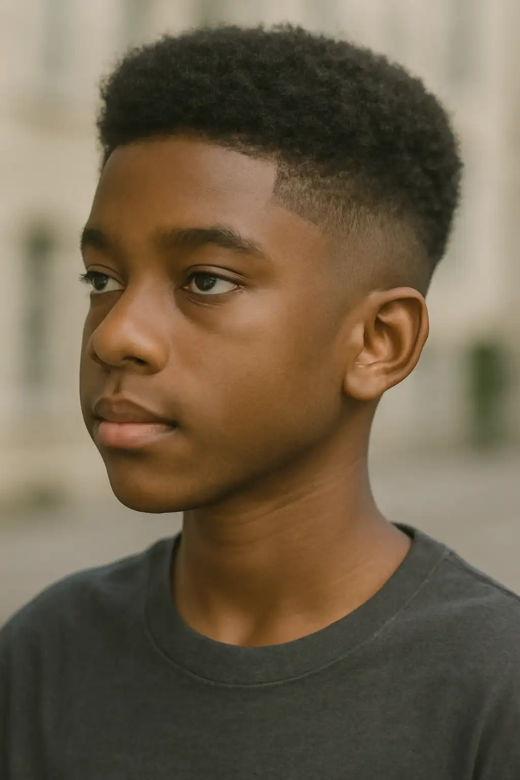 Low Taper Fade Black Boy