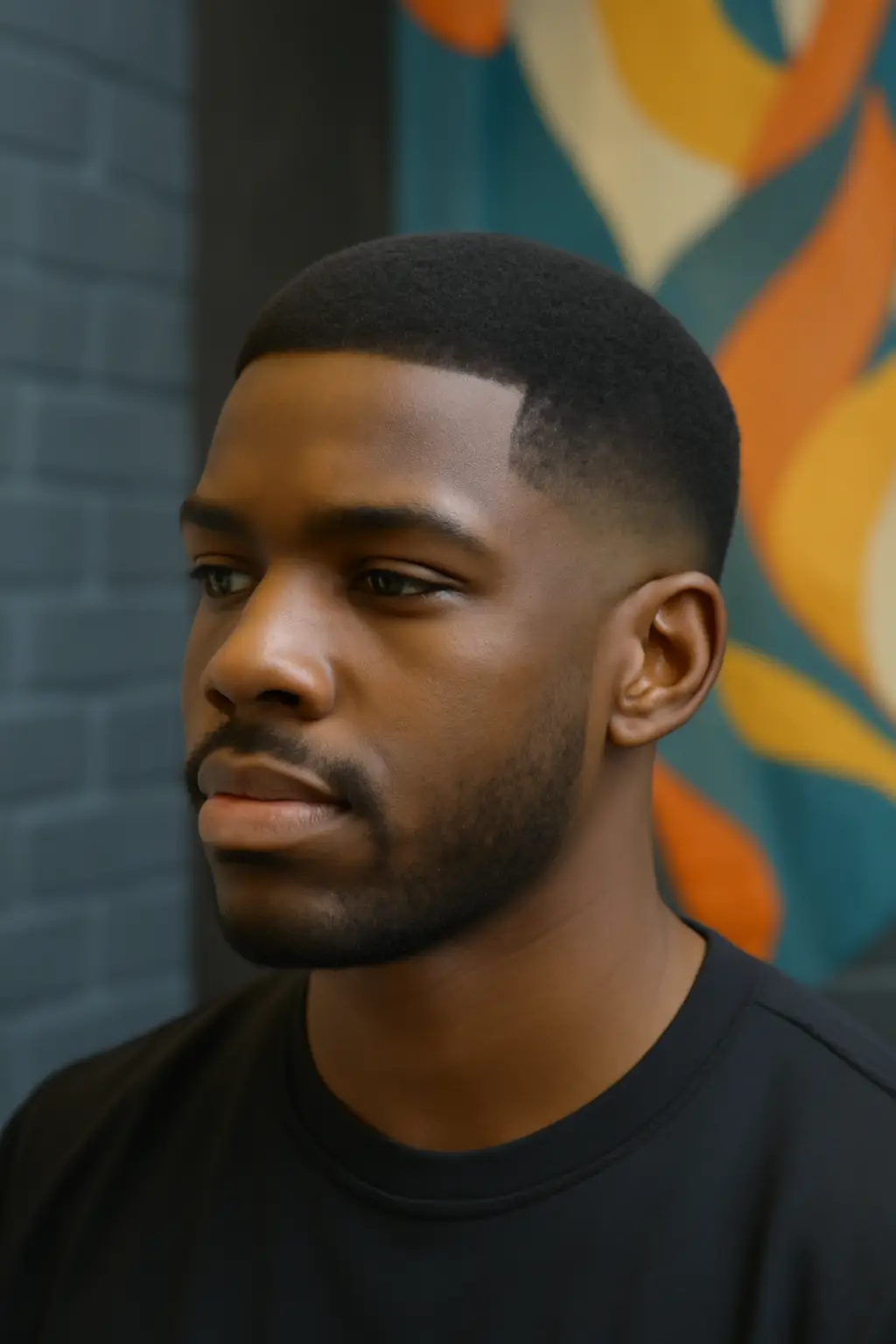 Low Taper Fade Black Men