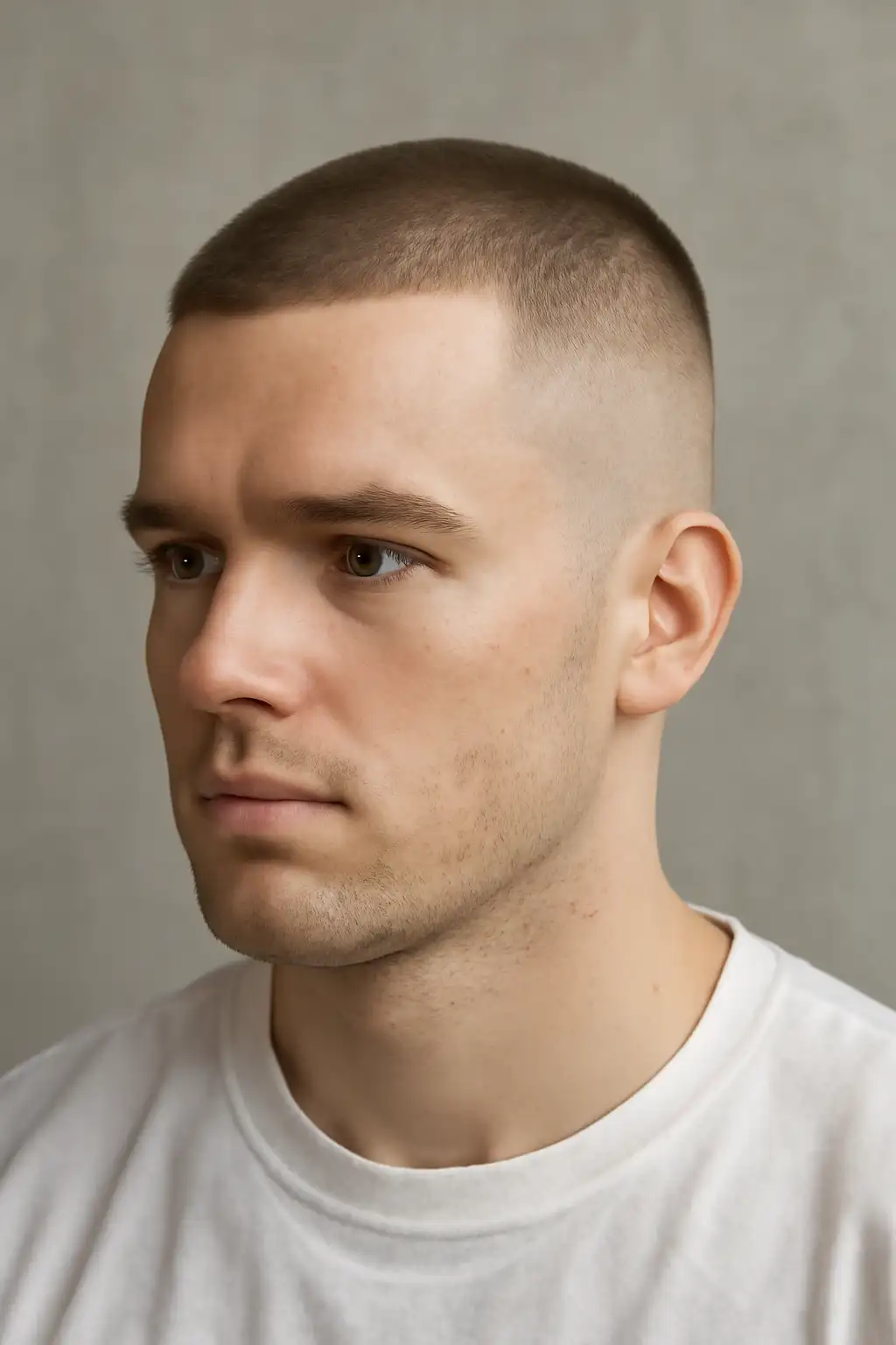 Low Taper Fade Buzz Cut