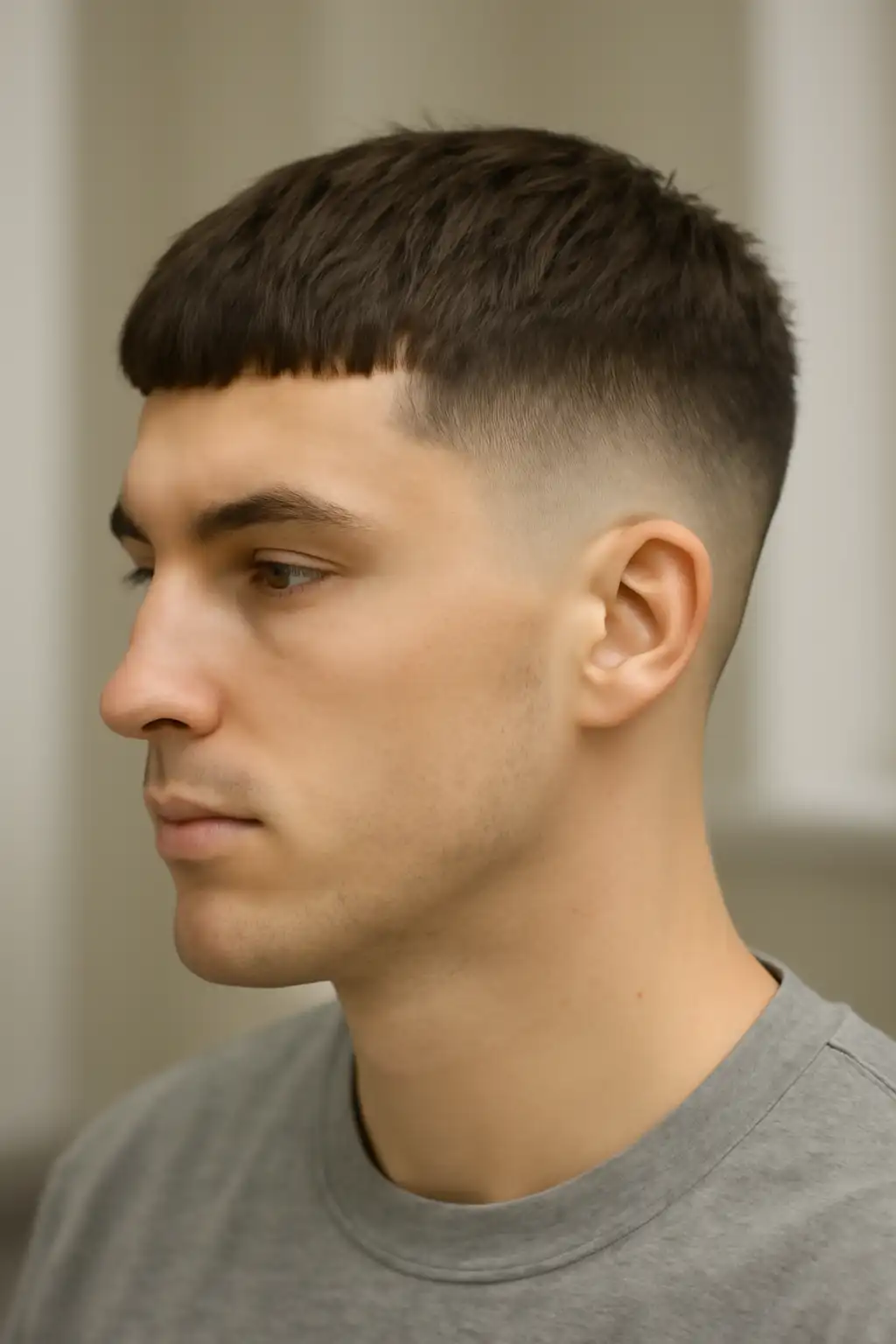 Low Taper Fade French Crop
