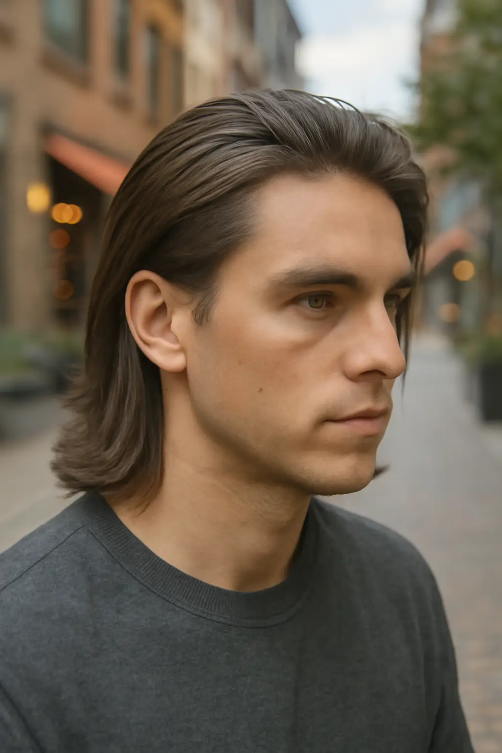 Low Taper Fade Haircut Long Hair