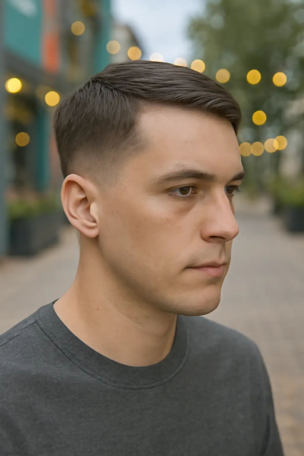 Low Taper Fade Haircut Straight Hair