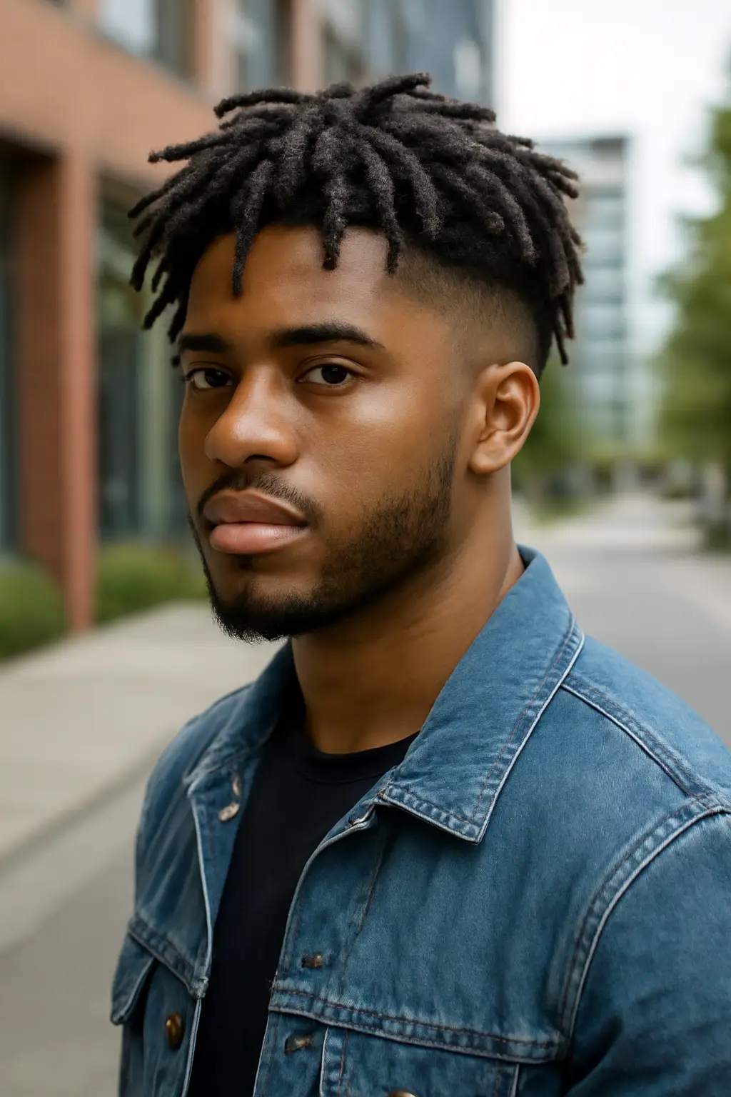 Low Taper Fade with Dreads