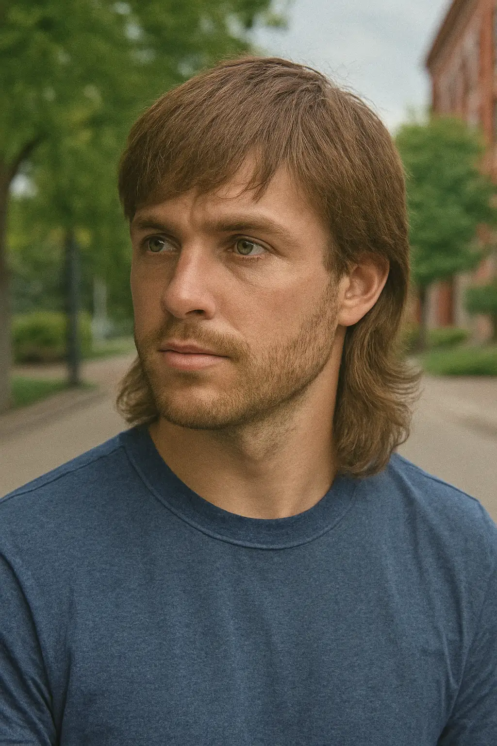 Medium Mullet Haircut