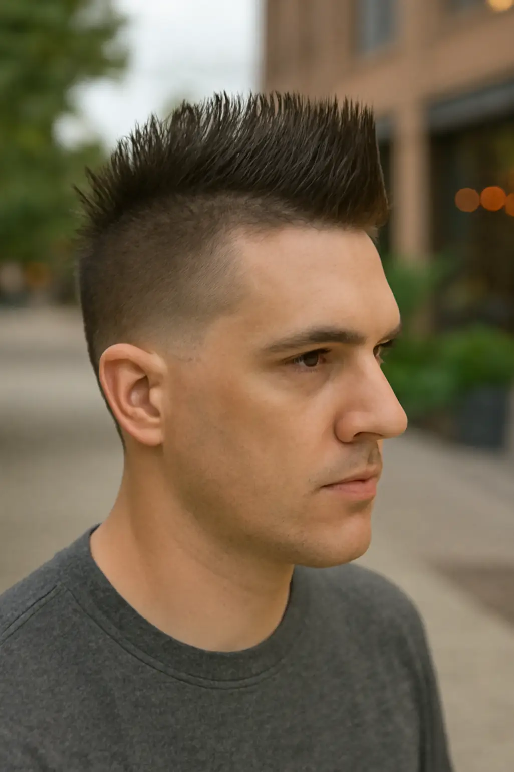 Mohawk Taper Low Fade Haircut