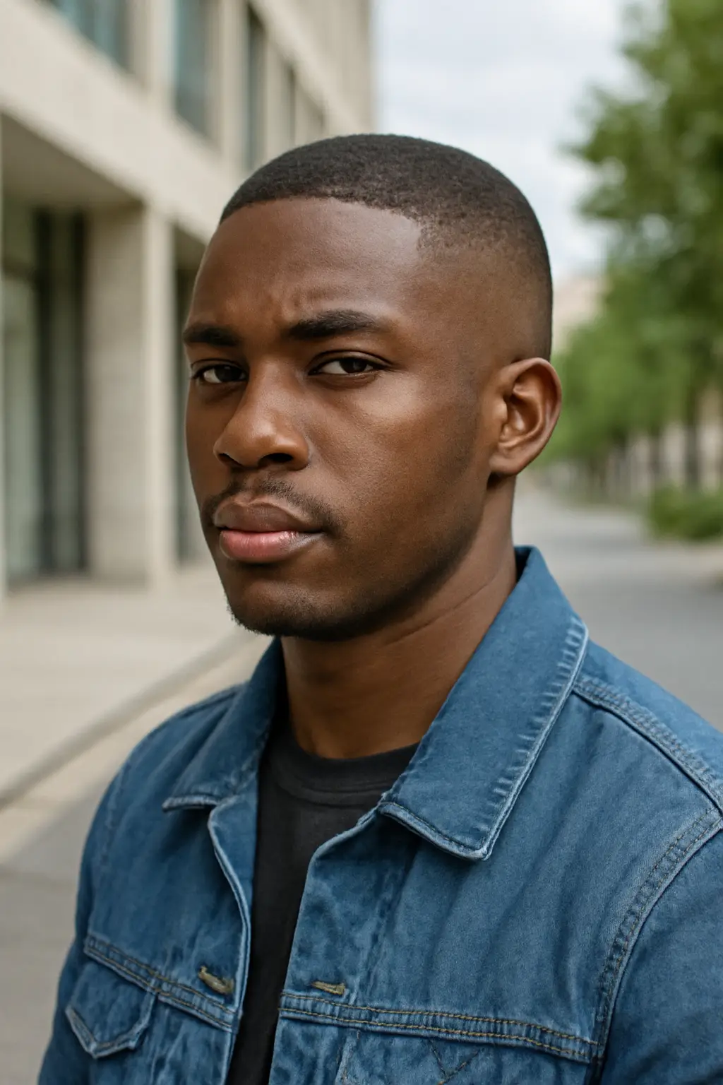 Short Low Taper Fade Black Male