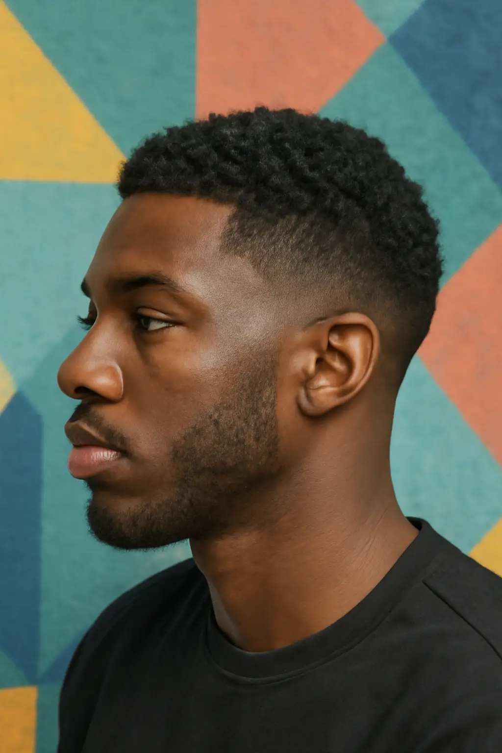 Taper Fade Haircut Black Men