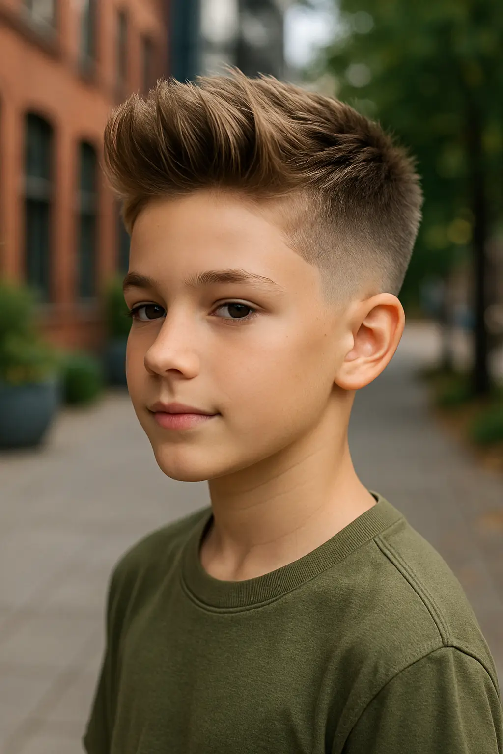 Blowout Low Taper Fade Curly Hair