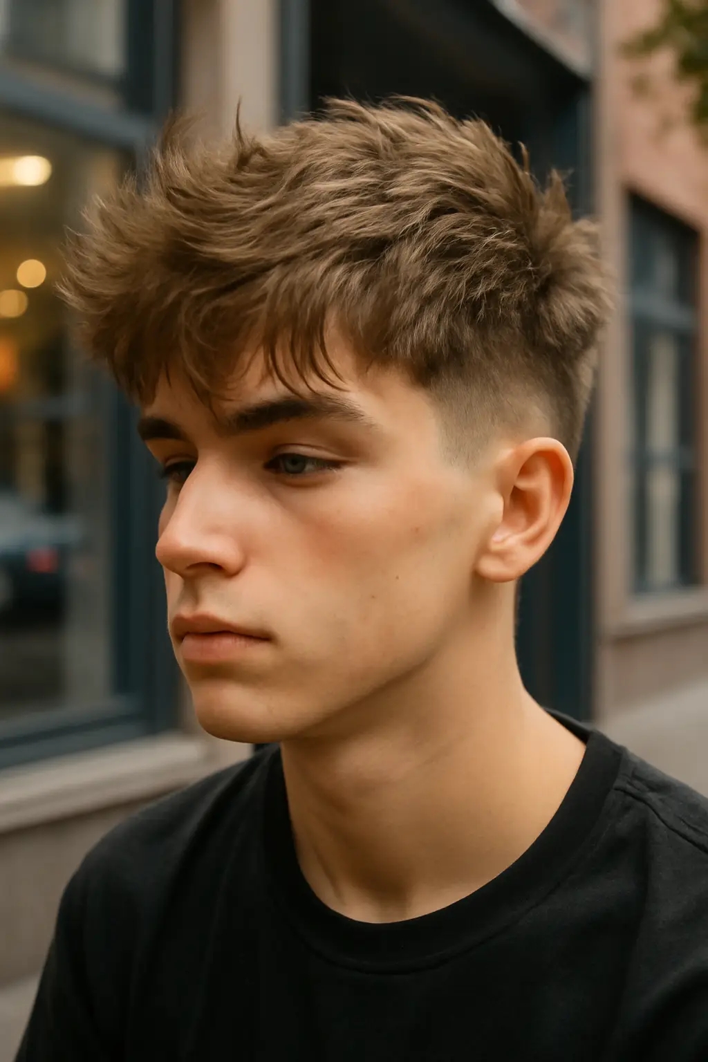 Blowout Taper Messy Fringe