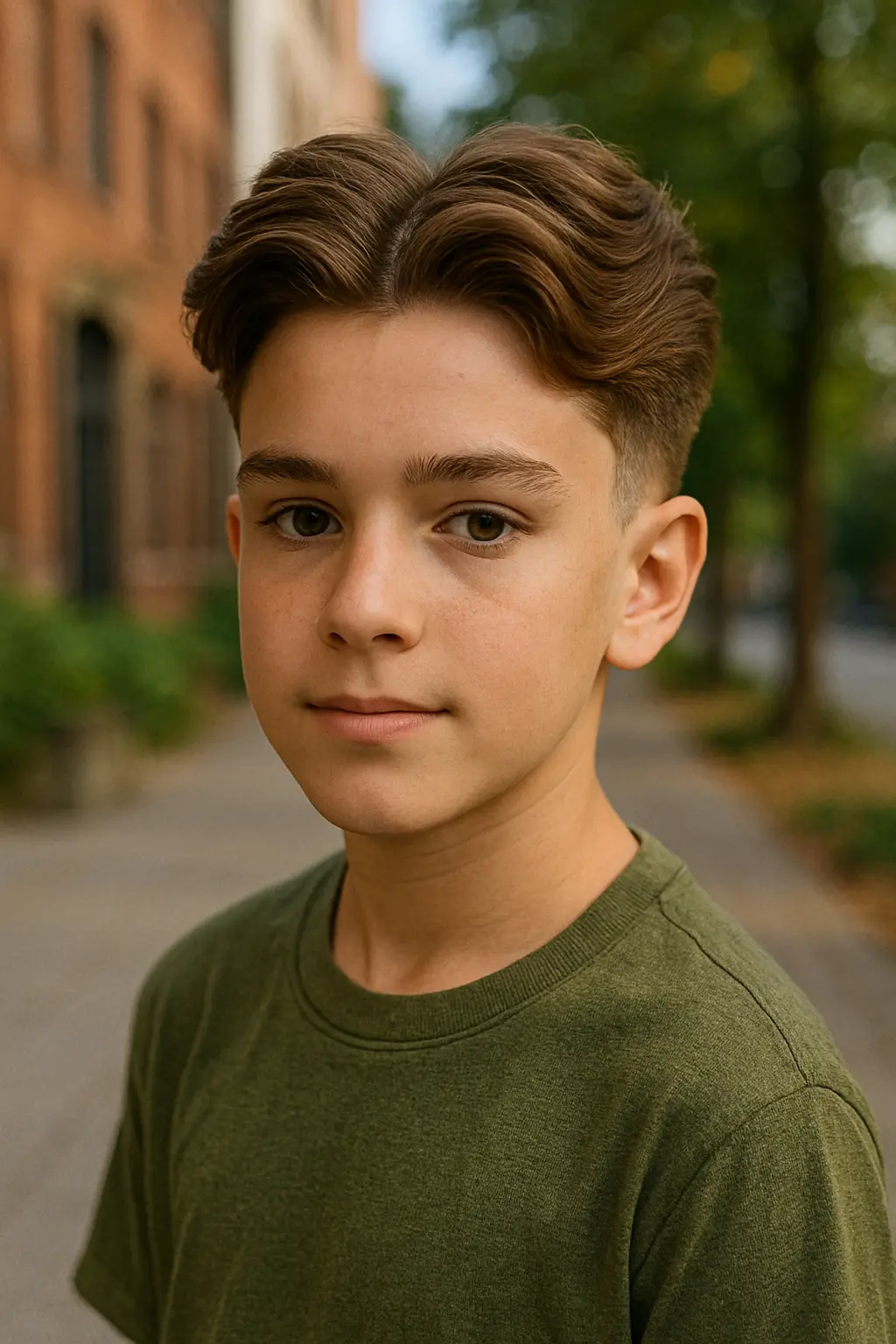 Blowout Taper Middle Part