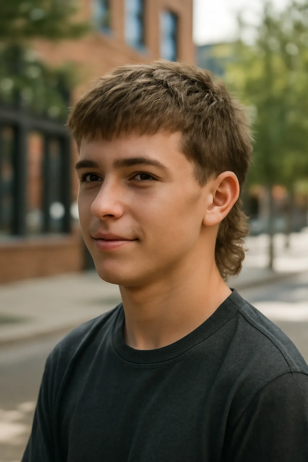Classic and Textured Short Mullet