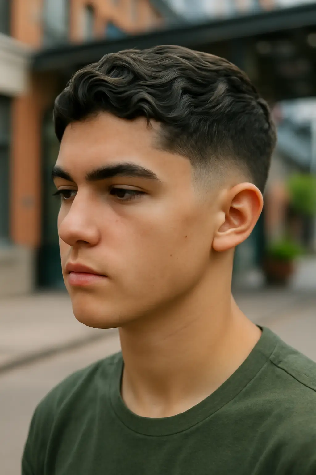 Finger Waves with Mid Taper