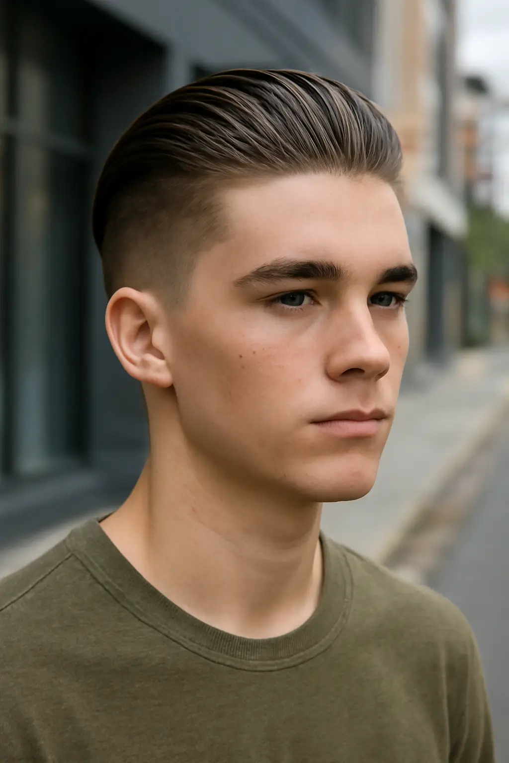 Slicked Back Undercut