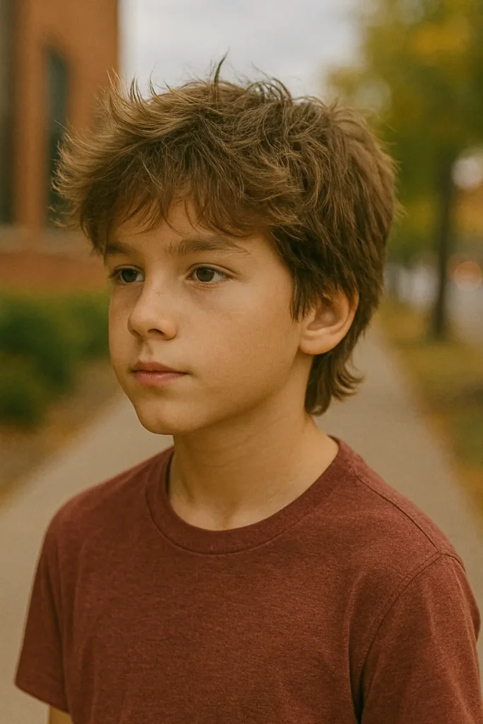 Tousled, Textured Medium Flow