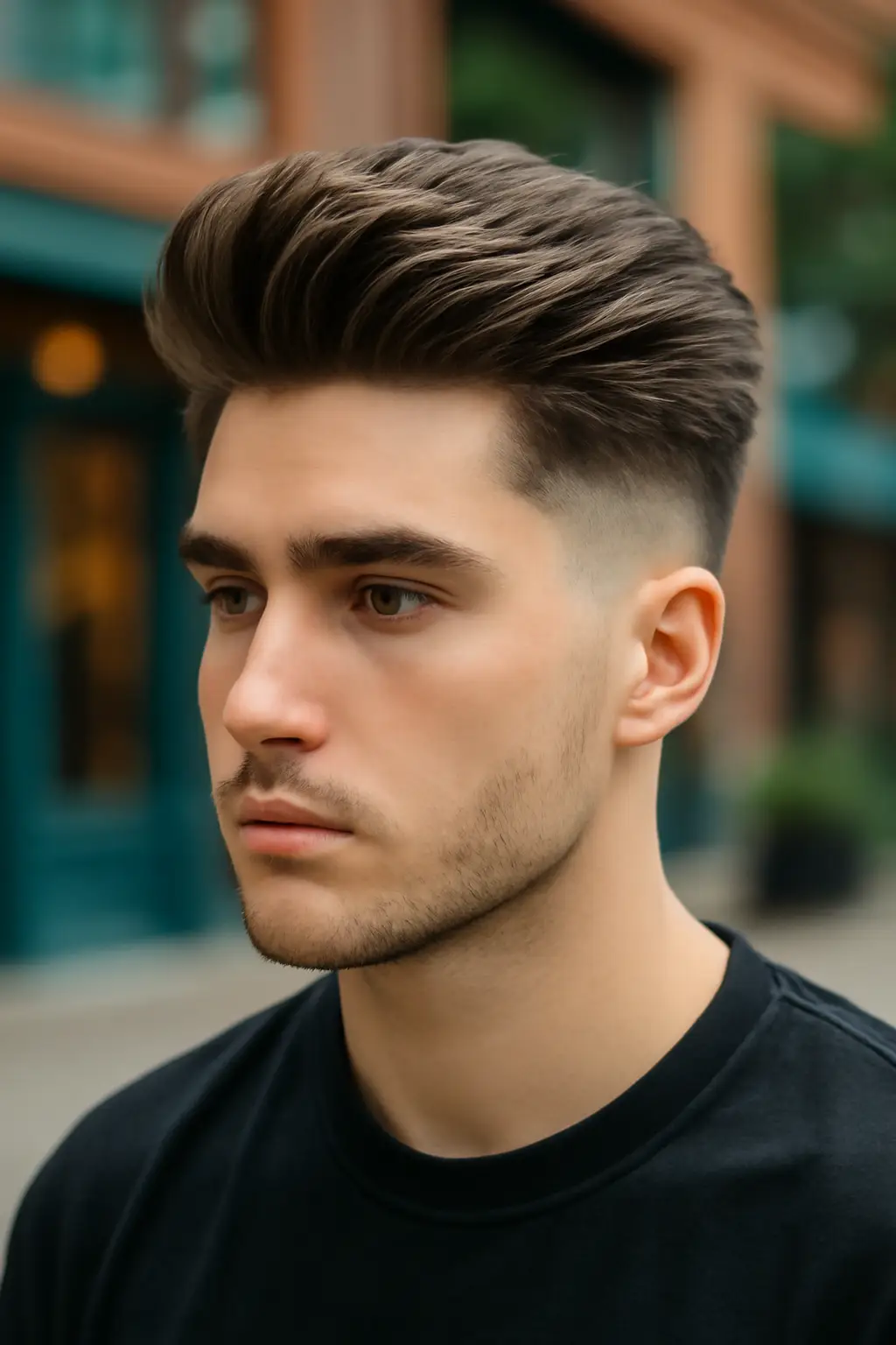 Trendy Blowout with Clean Mid-Cut Taper