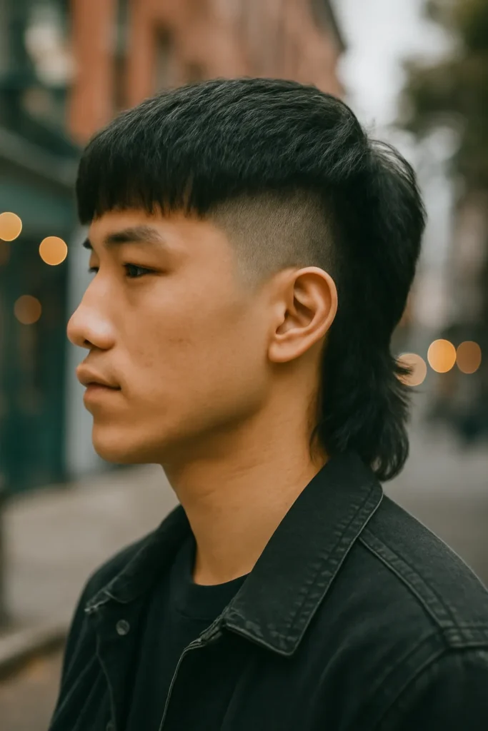 Two Block Mullet Haircut