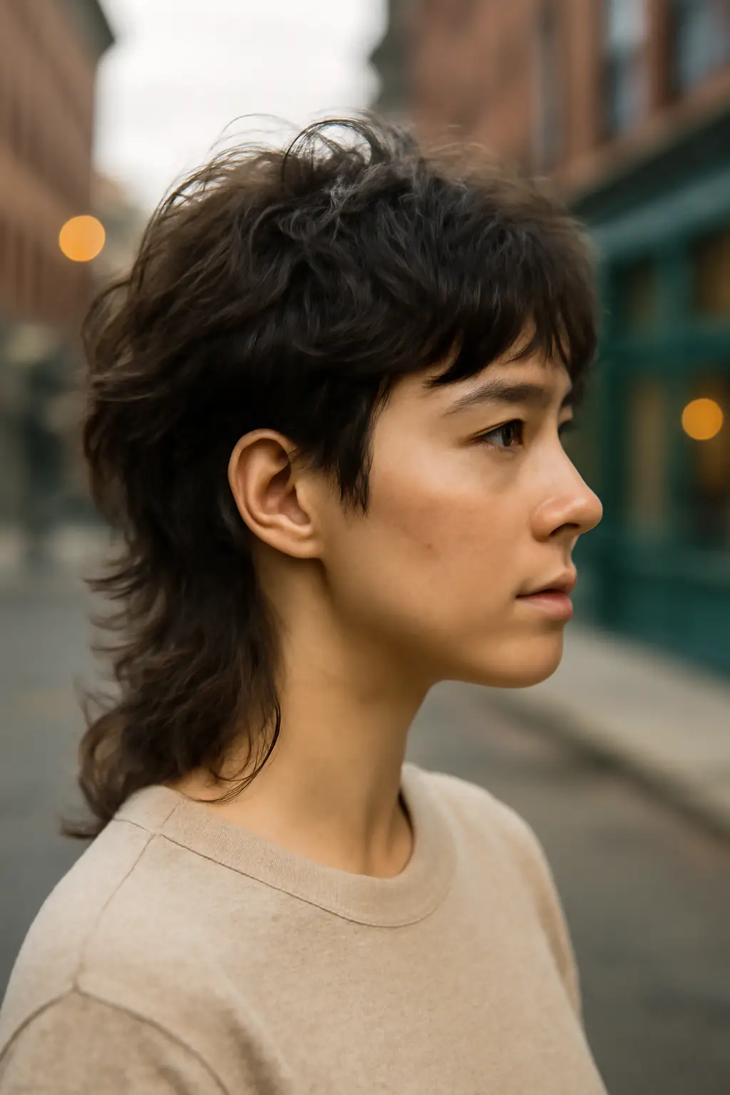 Wolf Cut Taper Fade hair