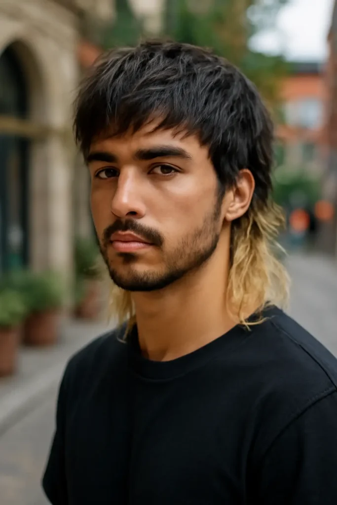 Wolf cut hombre