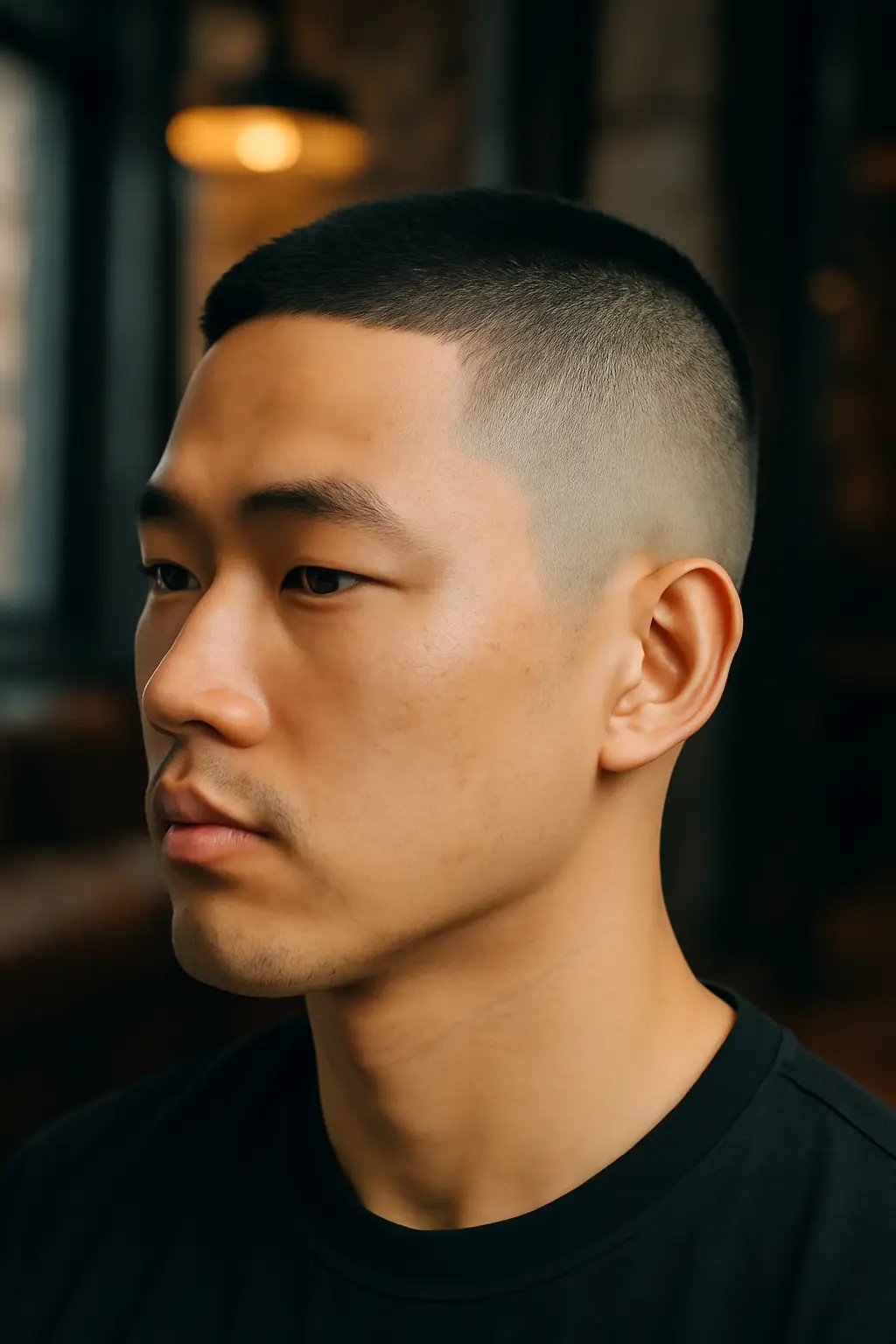 Asian Buzz Cut