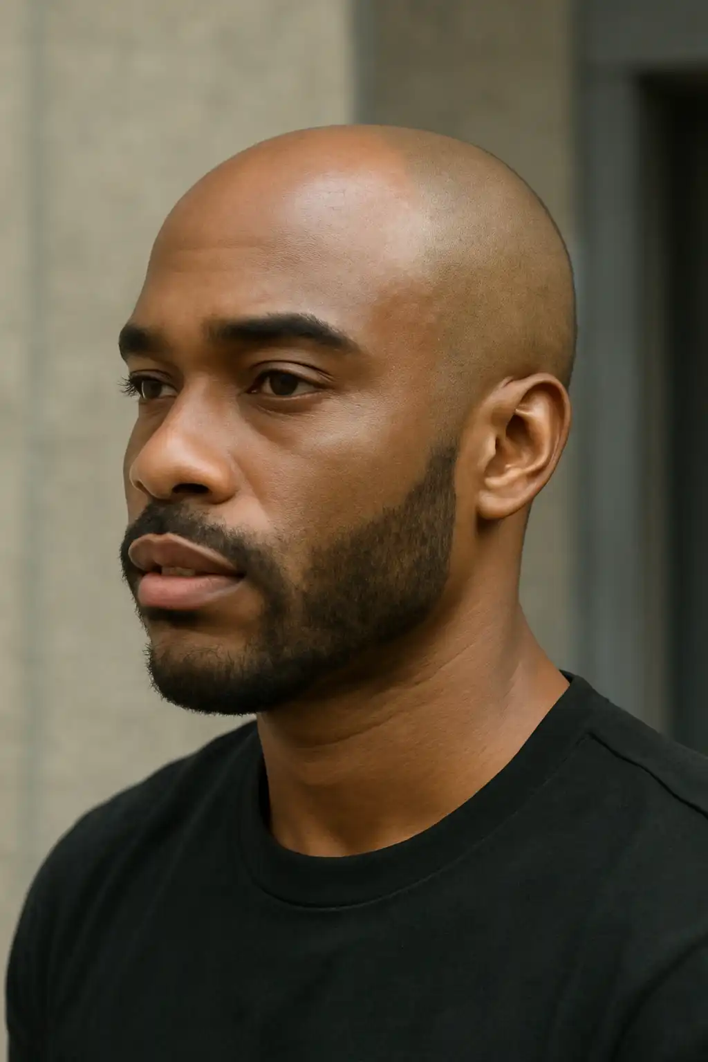 Bald Temp Fade