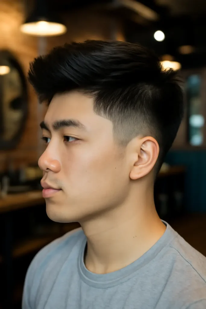 blowout taper asian haircut