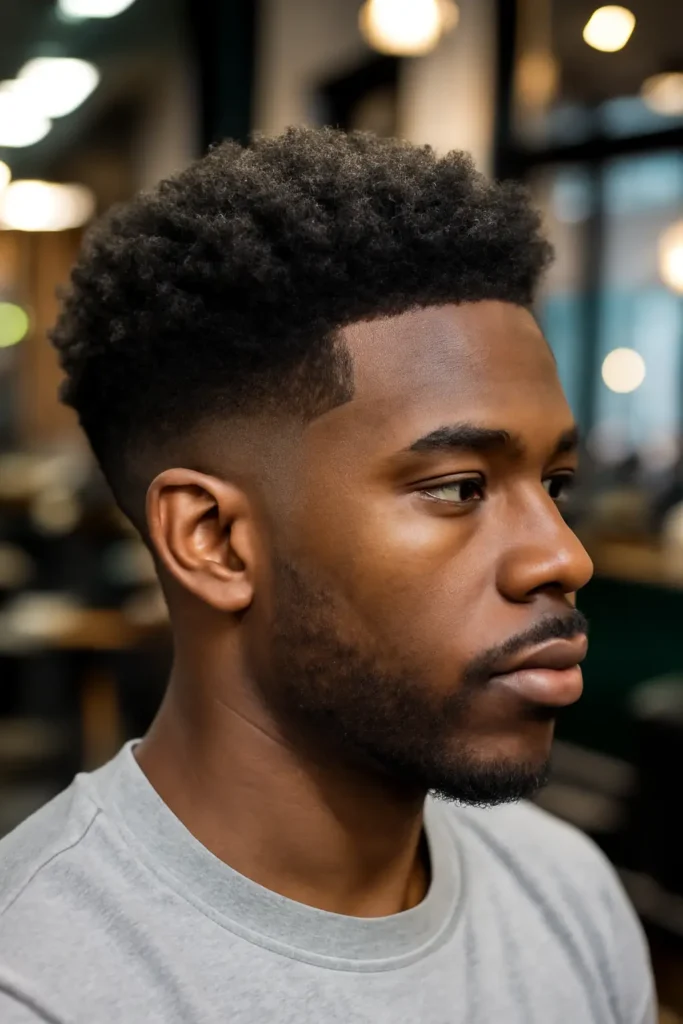 Blowout taper black male