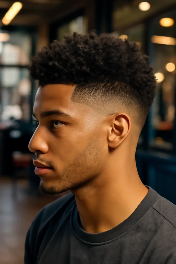 blowout taper fade haircut