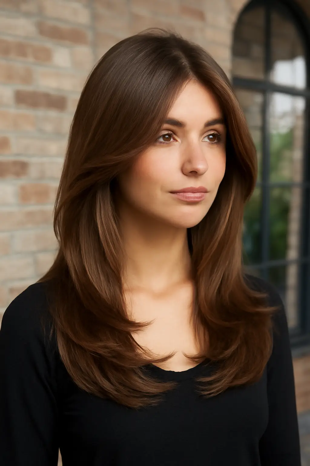 Butterfly Haircut Straight Hair