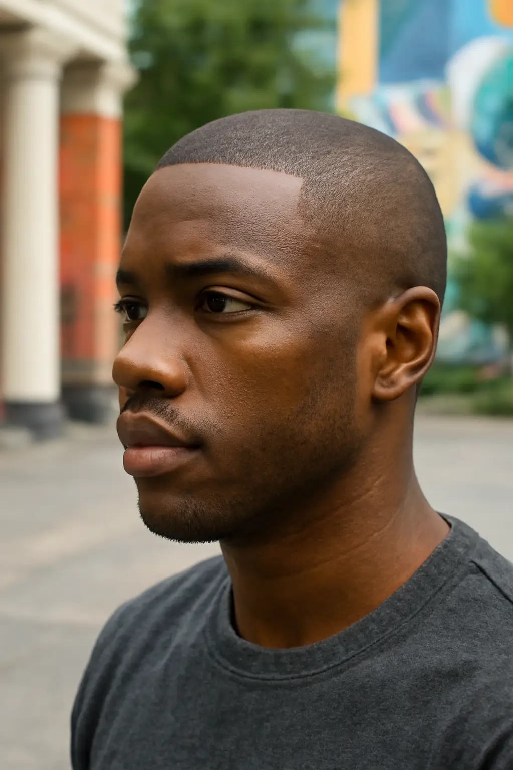 Buzz Cut Black Men