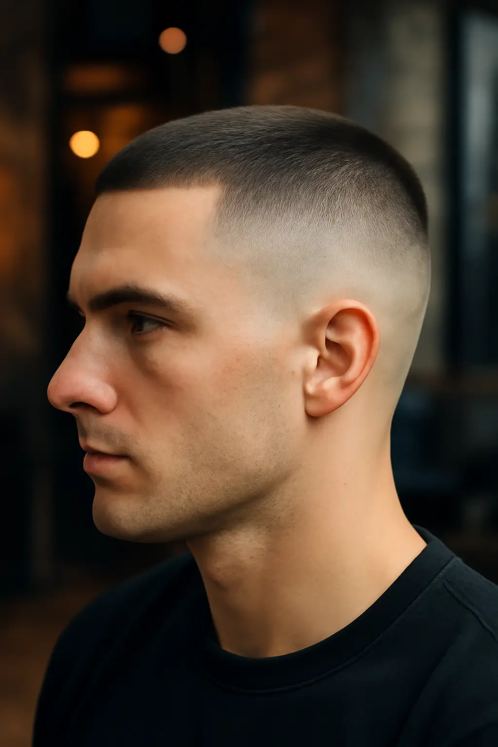 Buzz Cut High Fade