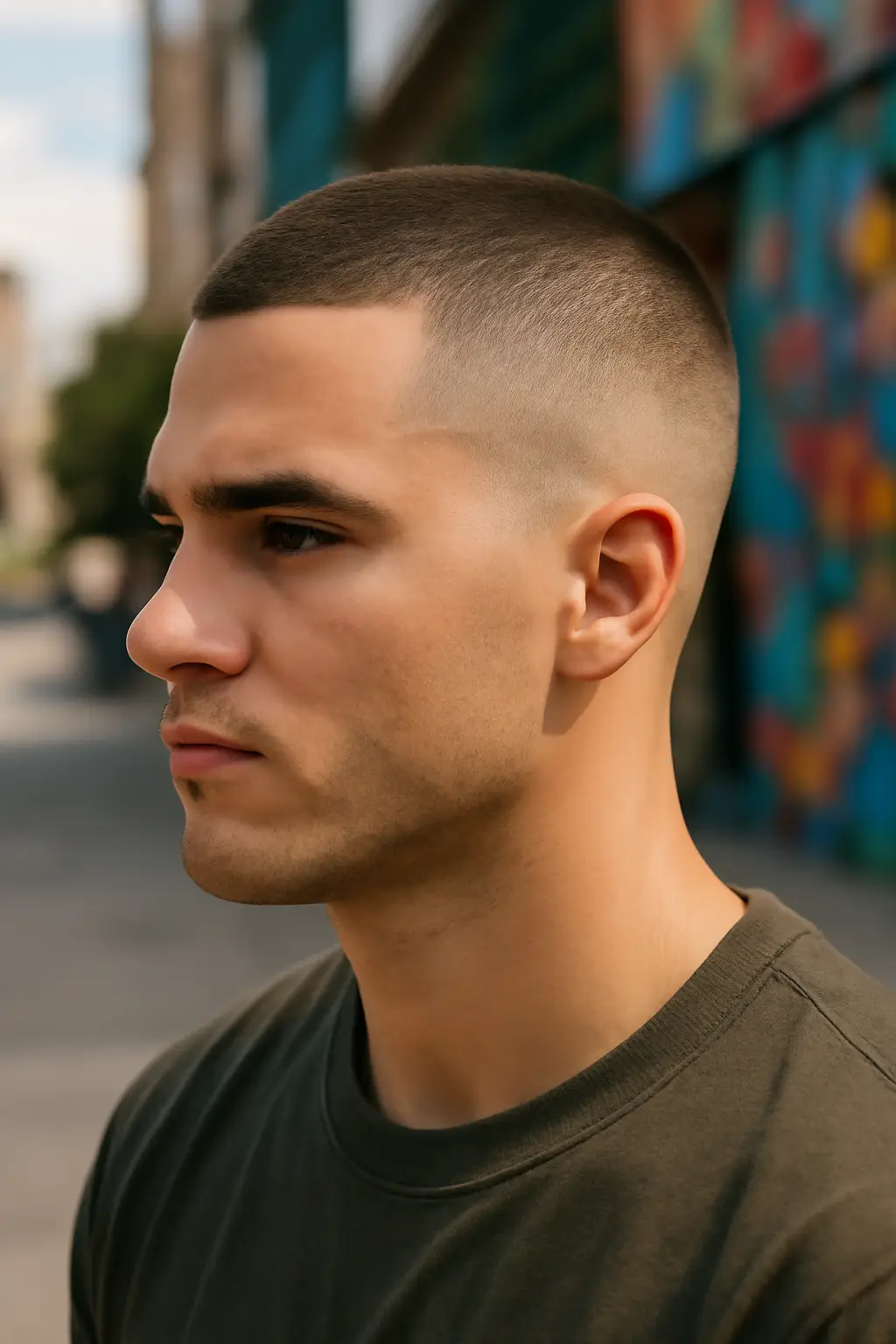 Buzz Cut Low Fade