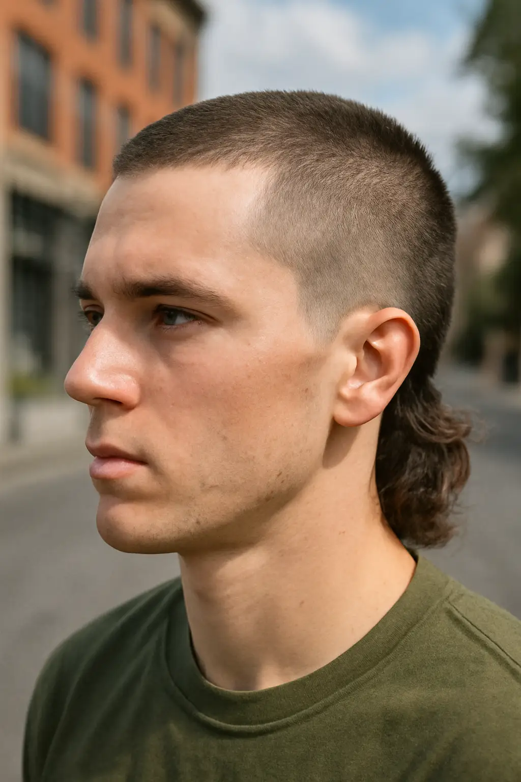 Buzz Cut Mullet