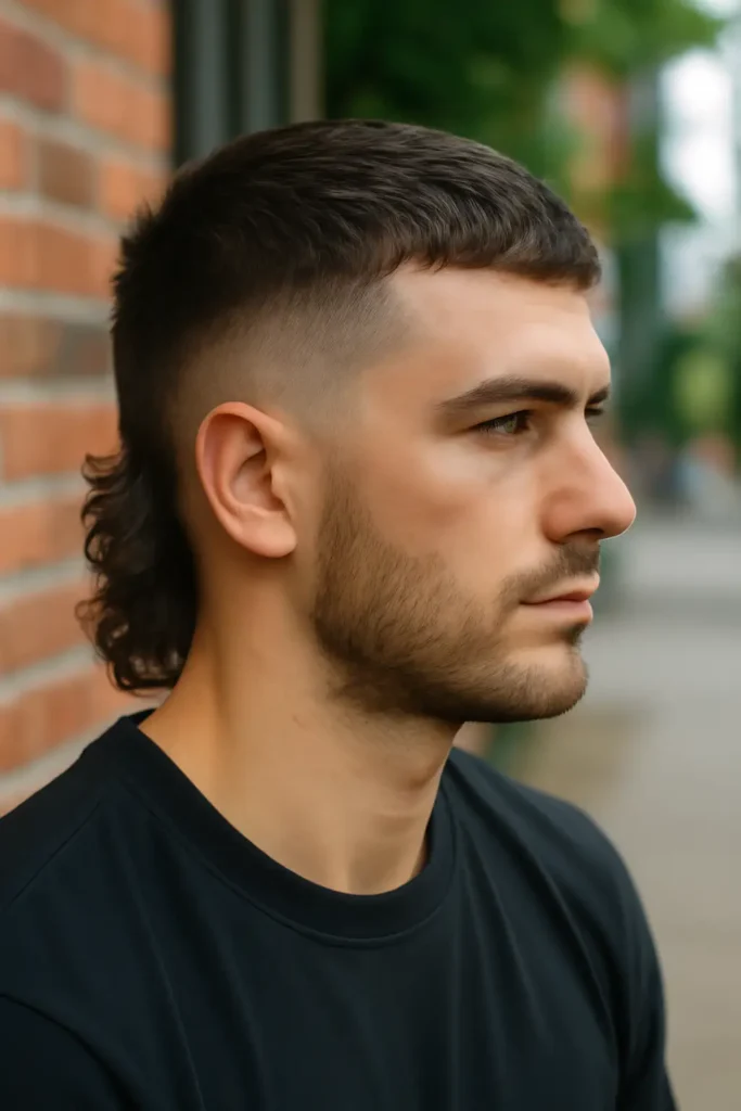 Fade Mullet haircut