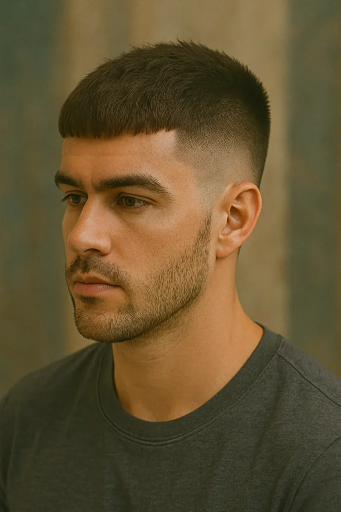 French Crop Burst Fade