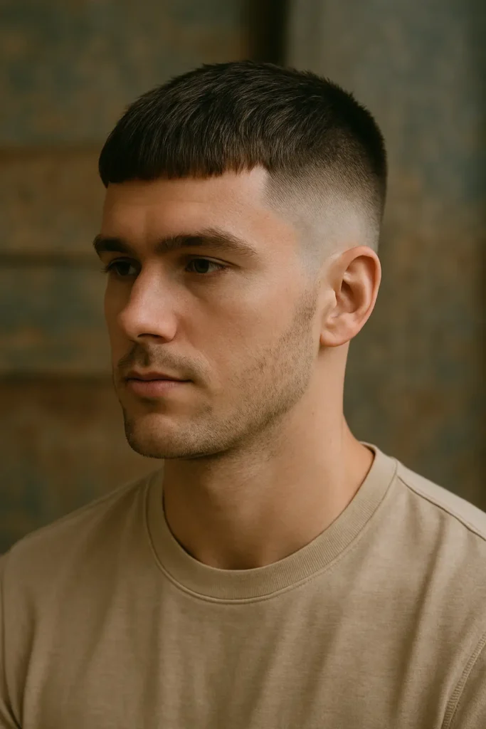 French Crop Mid Fade