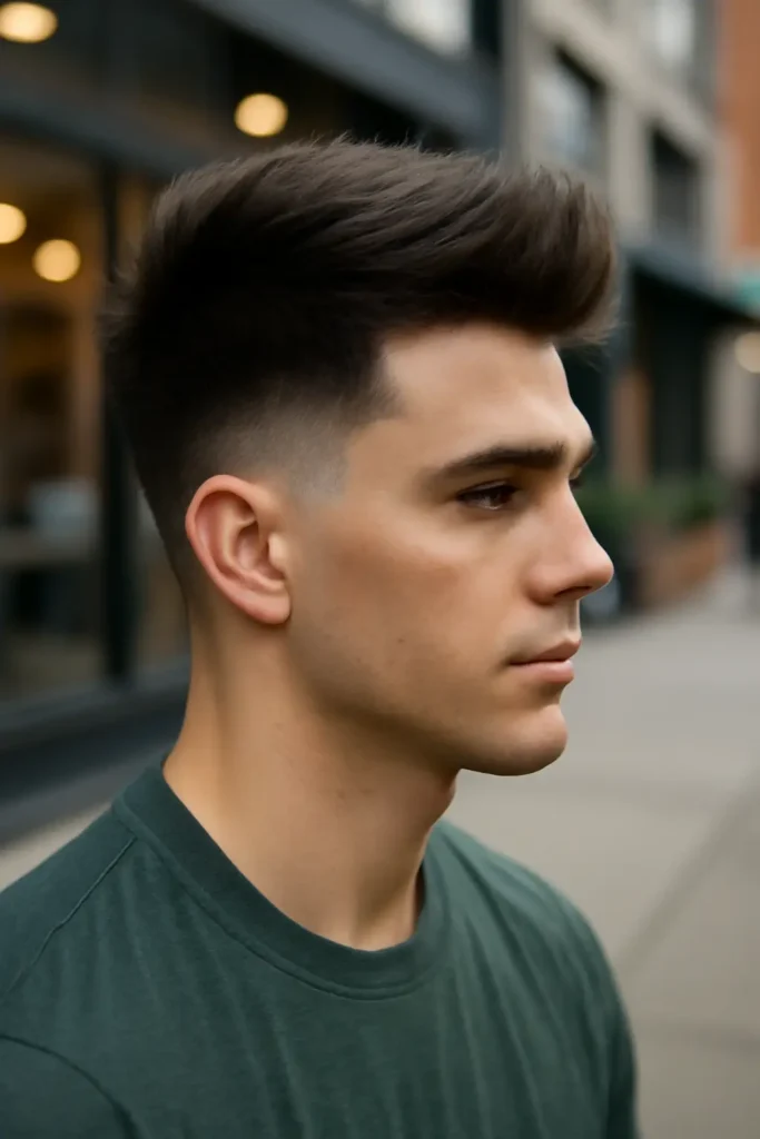 high blowout taper haircut