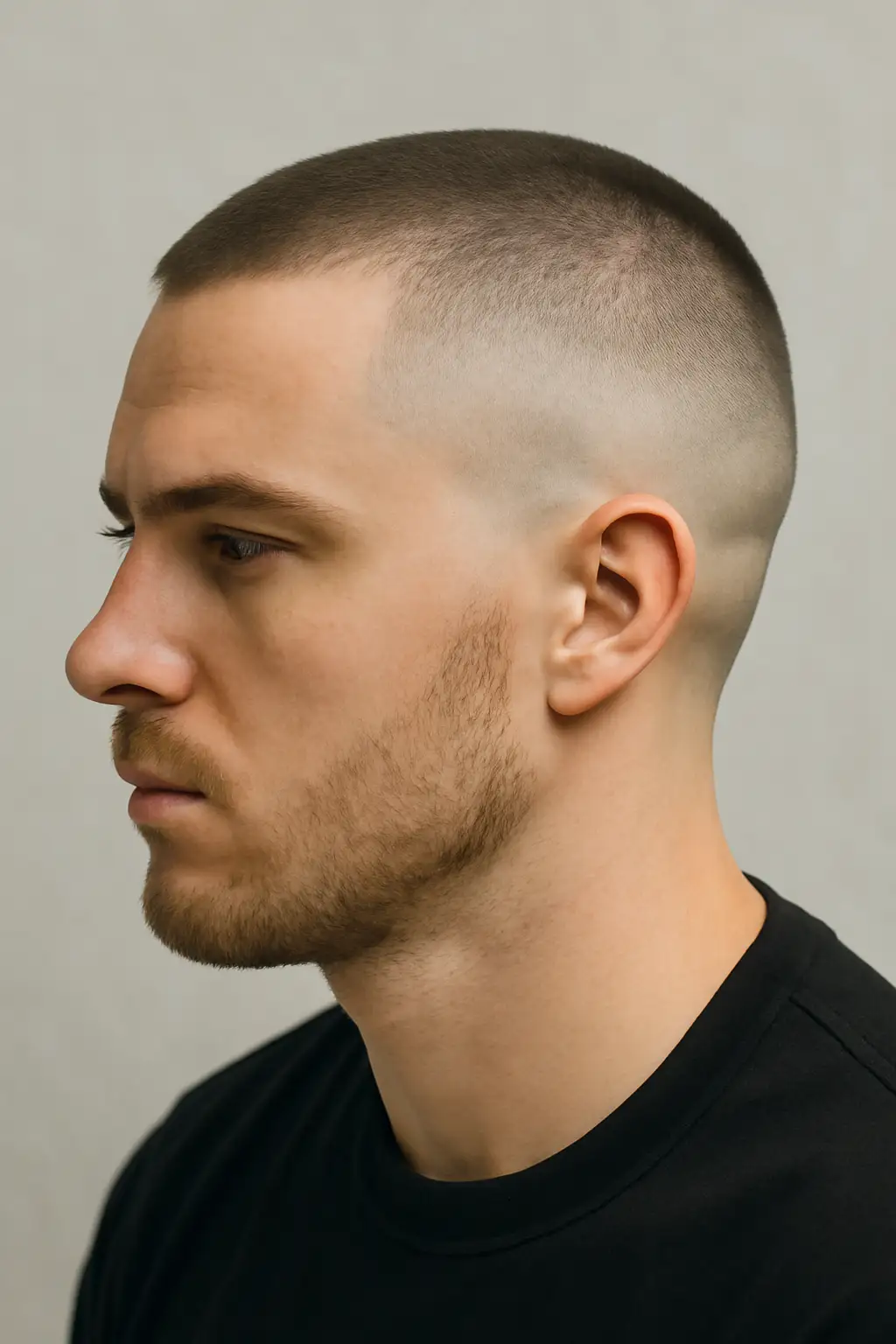 High Taper Fade Buzz Cut