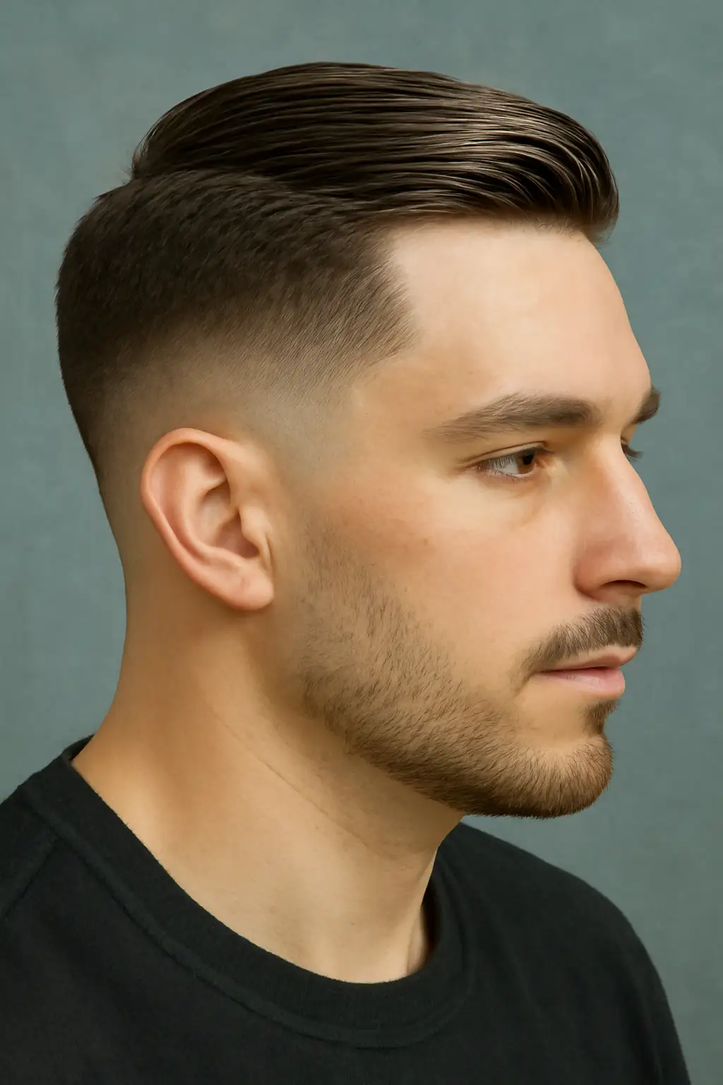 High Taper Fade Comb Over