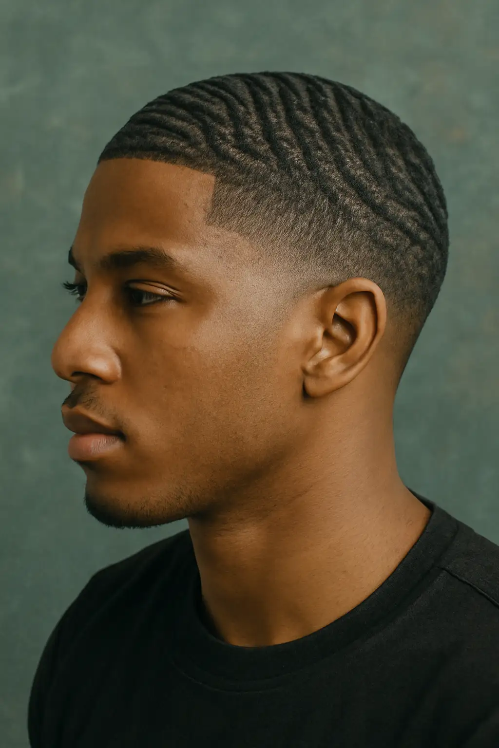 High taper fade waves