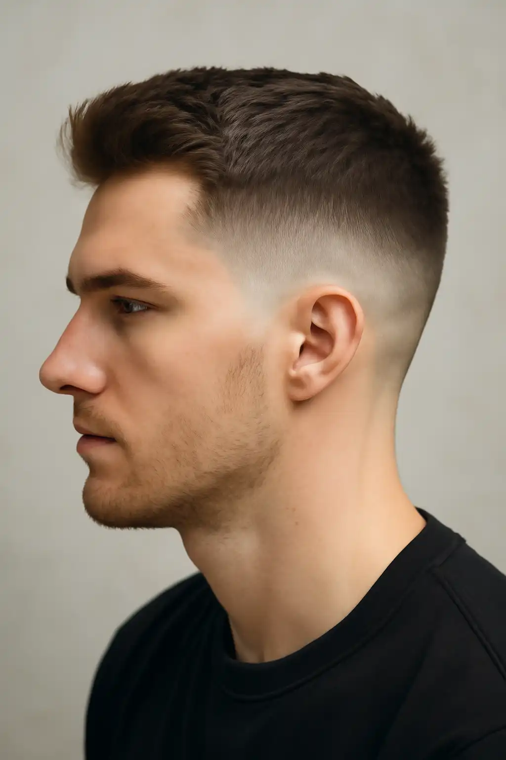 High Taper Fade White Guy
