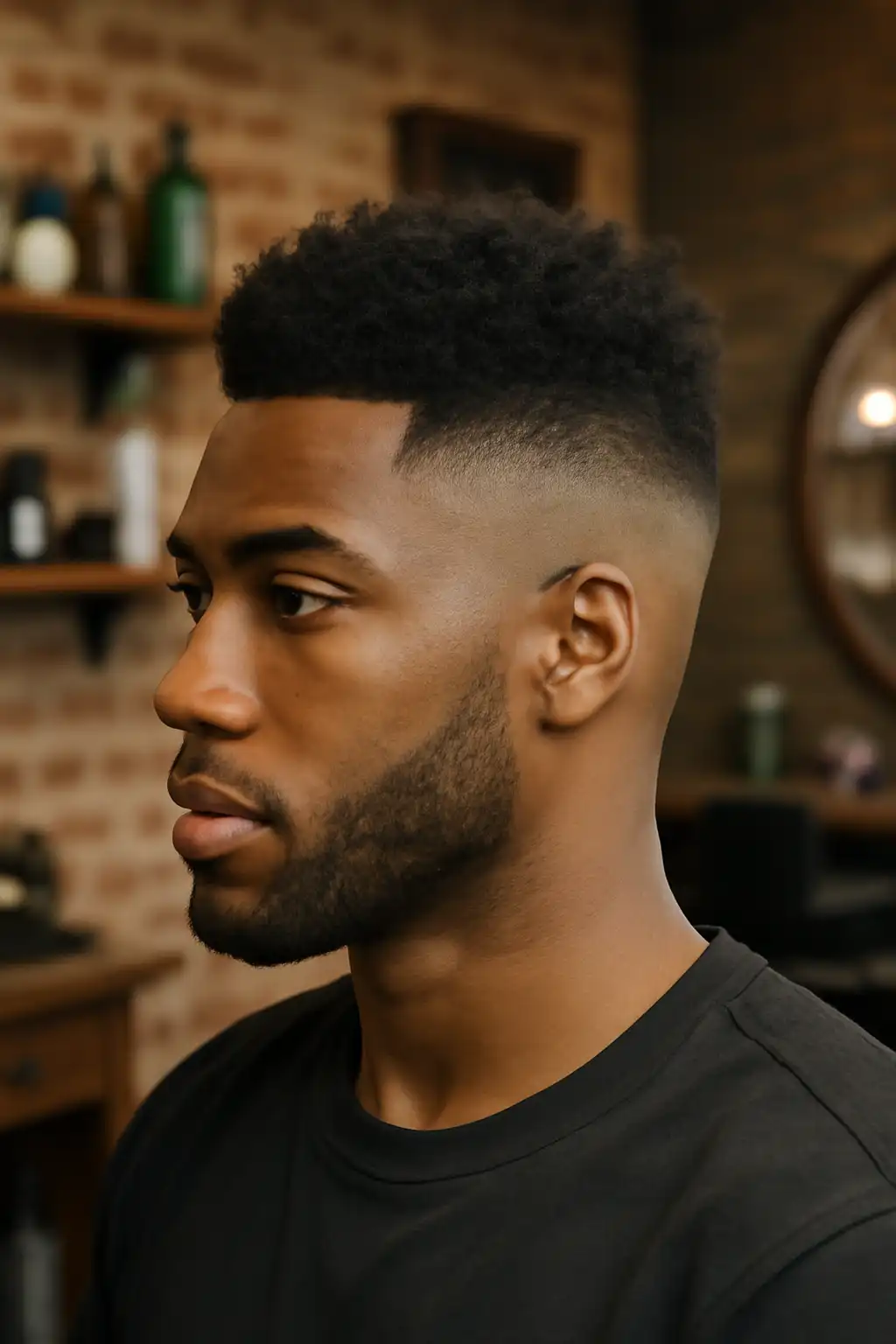 High Temp Fade Black Male
