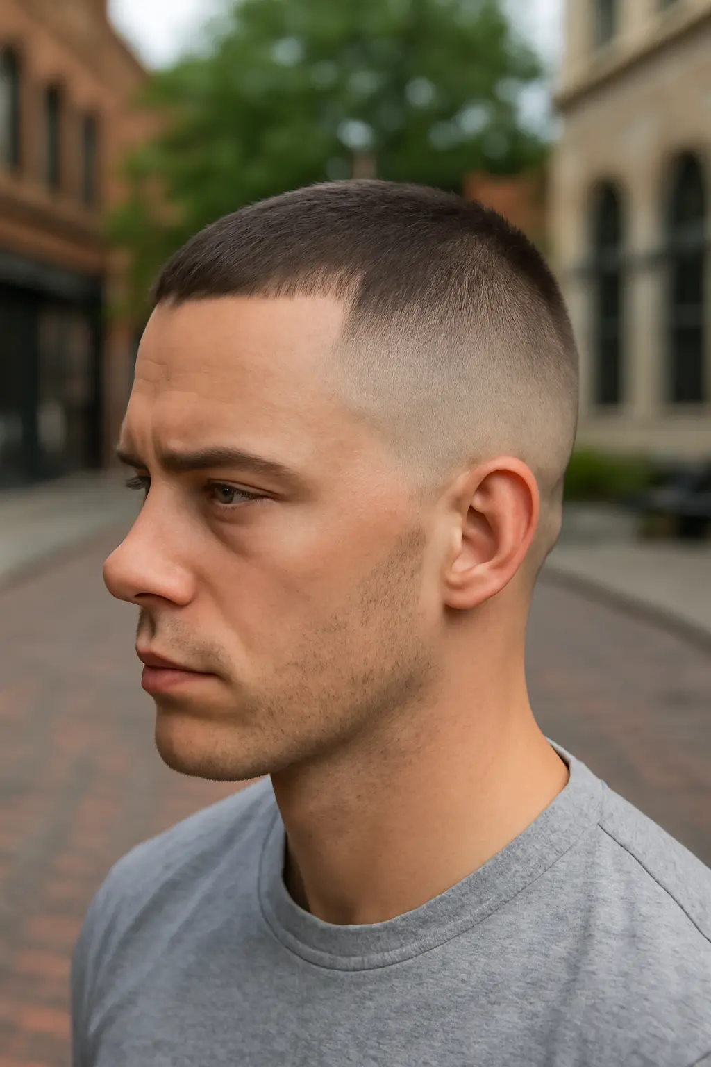 Low Bald Fade Haircut