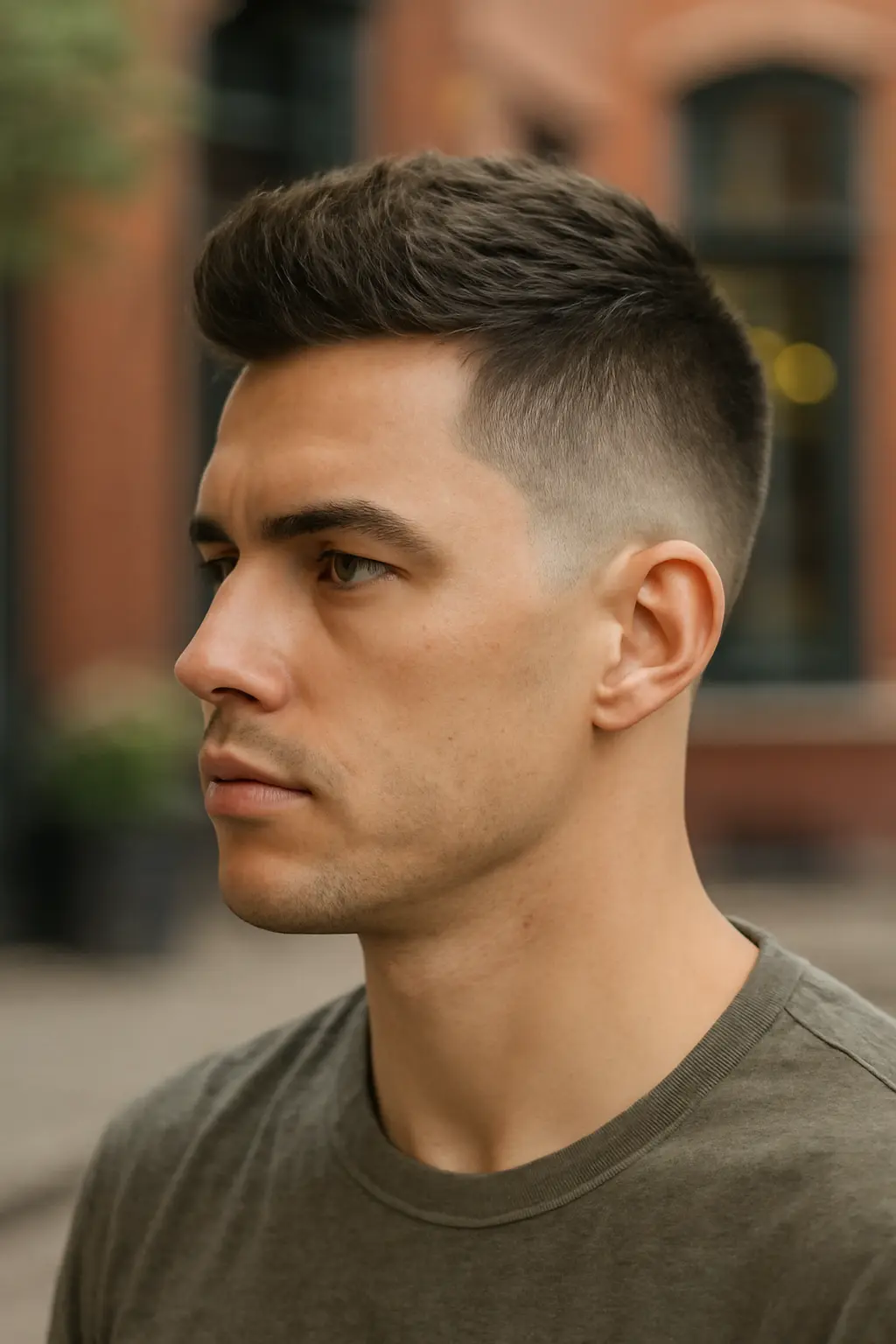 Low Burst Fade Haircut